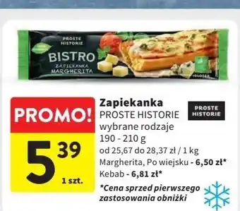 Intermarche Zapiekanka margherita Iglotex Proste Historie Bistro oferta