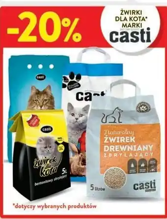 Intermarche Żwirek drewniany uniwersalny Casti oferta