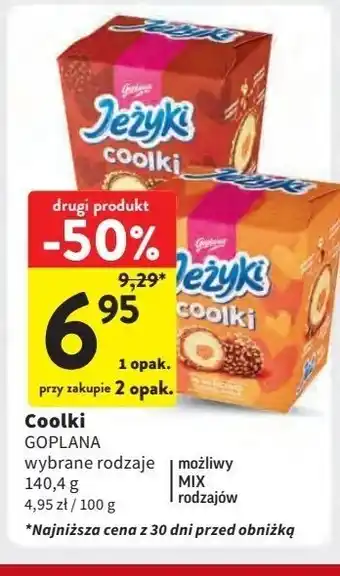 Intermarche Ciastka dark Jeżyki Coolki oferta