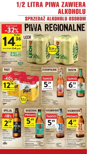 Intermarche Piwo Lech Pils oferta
