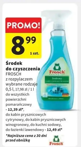 Intermarche Płyn do czyszczenia kabin prysznicowych winogronowy Frosch oferta