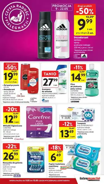 Intermarche Dezodorant Adidas Control oferta