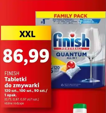 Lidl Kapsułki do zmywarki lemon Finish Quantum oferta