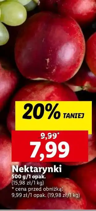 Lidl Nektarynki oferta