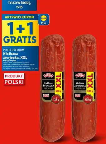 Lidl Kiełbasa żywiecka Pikok oferta