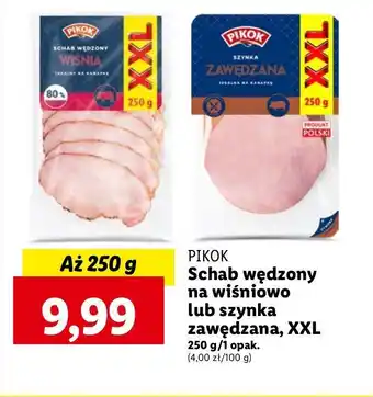 Lidl Szynka zawędzana Pikok oferta