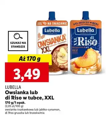 Lidl Deser brzoskwinia & ryż Lubella Di Riso oferta