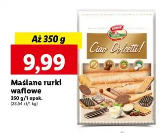 Lidl Rurki maślane waflowe Lumar oferta