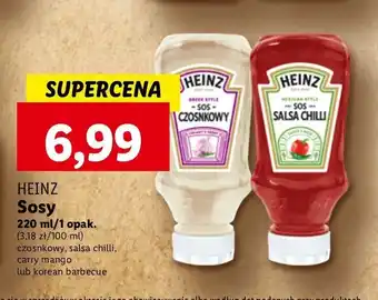 Lidl Sos czosnkowy Heinz oferta