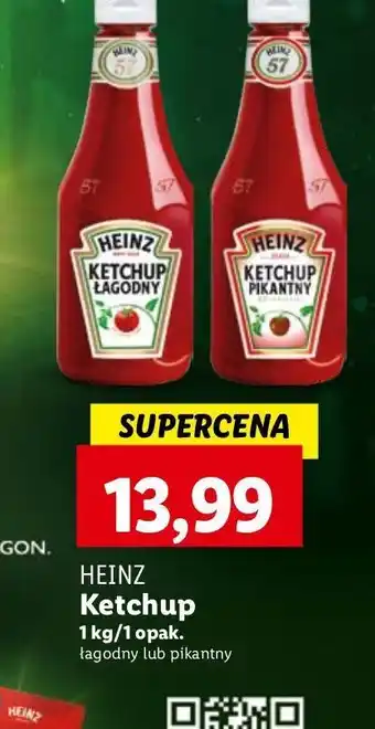 Lidl Ketchup pikantny Heinz oferta