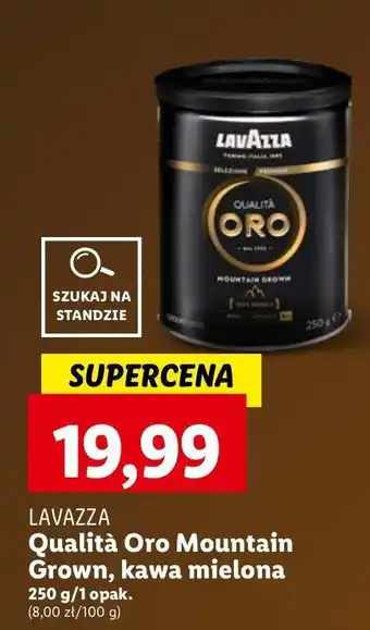 Lidl Kawa puszka Lavazza Qualita Oro Mountain Grown oferta
