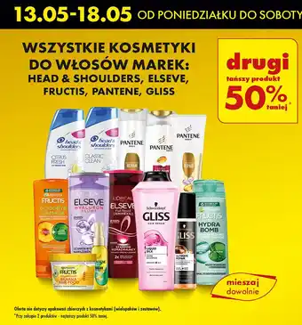 Biedronka Szampon do włosów wzmacniający L'oreal Elseve Full Resist oferta