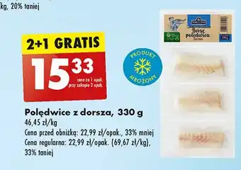 Biedronka Polędwica z dorsza atlantyckiego Family Fish oferta