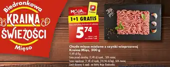 Biedronka Mięso mielone z szynki wieprzowej chude Kraina Mięs oferta