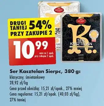 Biedronka Ser kasztelan klasyczny Sierpc oferta
