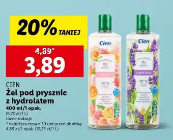 Lidl Żel pod prysznic lawenda Cien oferta