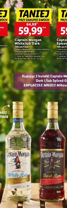 Lidl Rum Captain Morgan Dark oferta