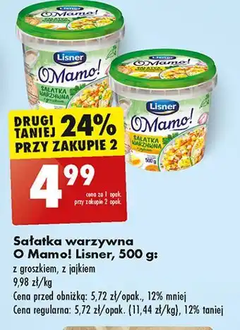 Biedronka Sałatka warzywna z groszkiem Lisner O Mamo! oferta