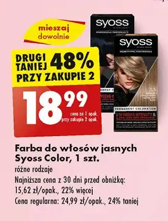 Biedronka Farba do włosów 7.5 Syoss Professional Performance oferta