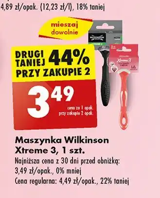 Biedronka Maszynka do golenia Wilkinson Xtreme 3 oferta