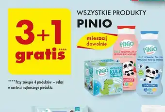 Biedronka Szampon i płyn do kąpieli radosna truskawka Pinio oferta