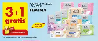 Biedronka Wkładki higieniczne total protection long Femina Classic oferta