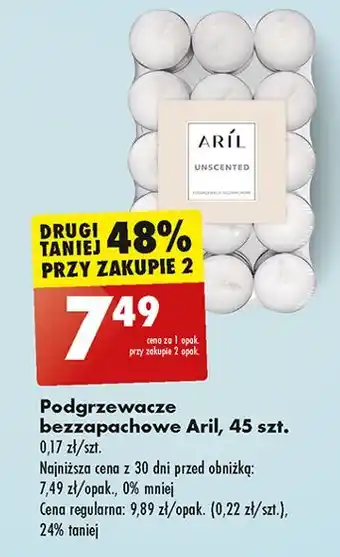 Biedronka Podgrzewacze bezzapachowe Aril oferta