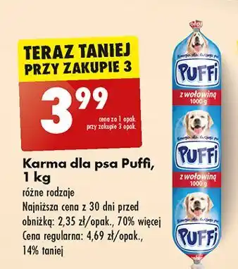 Biedronka Baton z wołowiną Puffi oferta