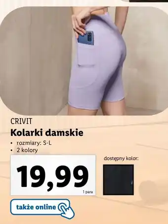 Lidl Kolarki funkcyjne z wysokim stanem s-l Crivit oferta