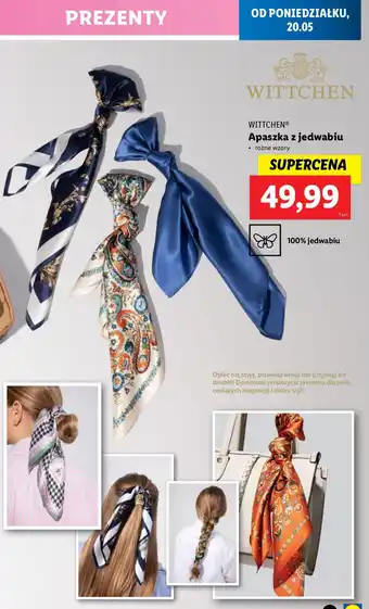 Lidl Apaszka z jedwabiu Wittchen oferta