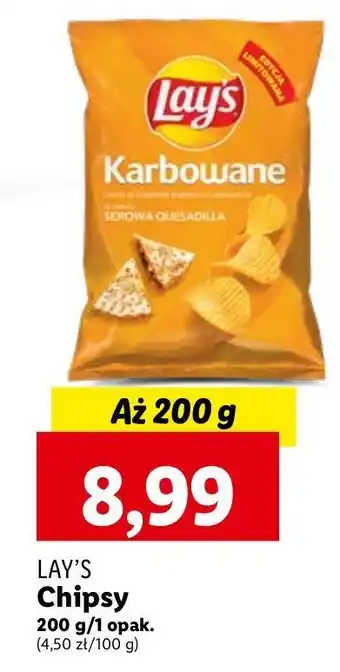 Lay's Chipsy karbowane 200g