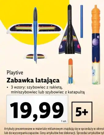 Lidl Szybowiec z katapultą Playtive oferta