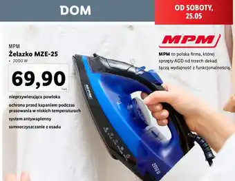 Lidl Żelazko mze-25 Mpm Product oferta