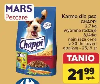 Carrefour Karma dla psa wołowina Chappi oferta