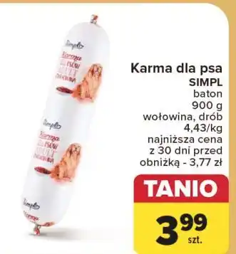 Carrefour Baton dla psa drób Simpl oferta