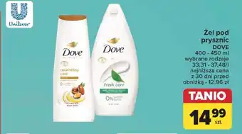 Carrefour Żel pod prysznic nourishing care Dove Advanced Care oferta