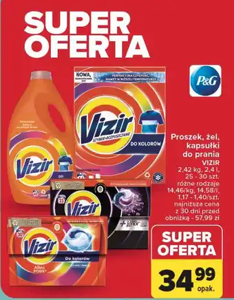 Carrefour Proszek do prania kolorów Vizir oferta