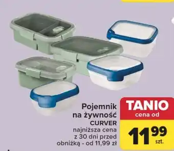 Carrefour Pojemnik na żywnośc Curver oferta