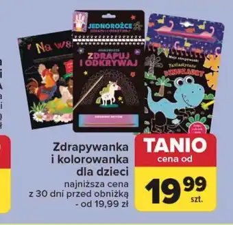 Carrefour Zdrapywanka jednorożec oferta