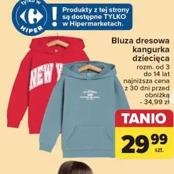 Carrefour Bluza dresowa dziecięca oferta