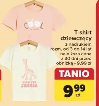 Carrefour T-shirt dziewczęcy 3-14 lat oferta