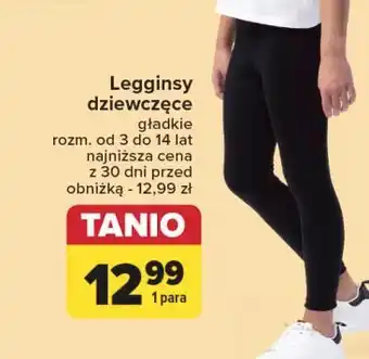 Carrefour Legginsy dziewczęce rozm. 3-14 lat oferta