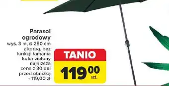 Carrefour Market Parasol ogrodowy 250 cm oferta