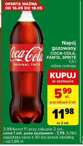 Carrefour Express Napój Coca-Cola oferta