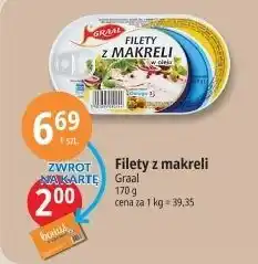 E.Leclerc Filety z makreli w oleju Graal oferta