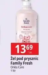 E.Leclerc Żel pod prysznic delikatność z wyciągiem jedwabiu Family Fresh oferta