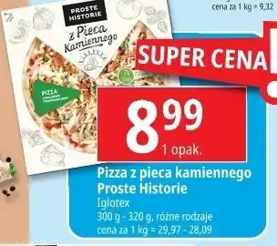 E.Leclerc Pizza z kurczakiem i bazyliowym pesto Iglotex Proste Historie Z Pieca Kamiennego oferta