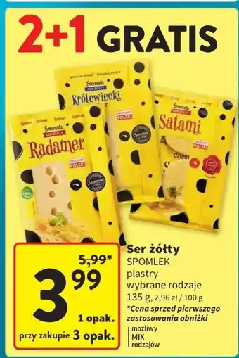 Intermarche Ser żółty oferta