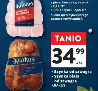 Intermarche Szynka od szwagra Krakus Animex oferta