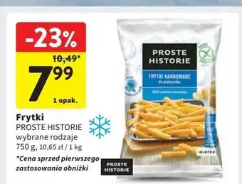 Intermarche Frytki karbowane do piekarnika Iglotex Proste Historie oferta